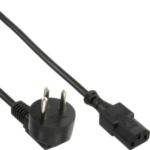 10 x câble d'alimentation, InLine, prise d'alimentation Israël vers connecteur pour appareil frigorifique 1,8 m - Photo 1/2