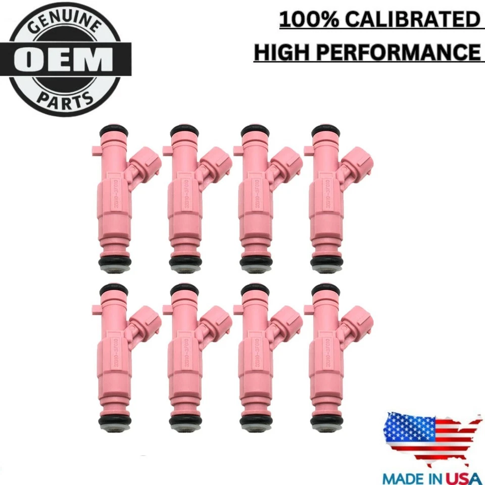 Inyectores de combustible OEM 8x DENSO aptos para Hyundai Equus Genesis 2012 3,8 L 5,0 L 35310-3F010 Foto 1 de 4