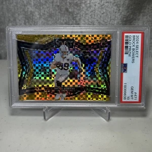 2024 Select Brock Bowers Rookie 1/10 Gold Prizm Field Level #471 PSA 10 Raiders - Bild 1 von 8