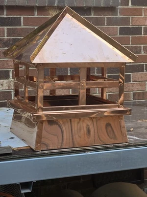 16 Inch Solid Copper Window Cupola  - Image 1 of 4