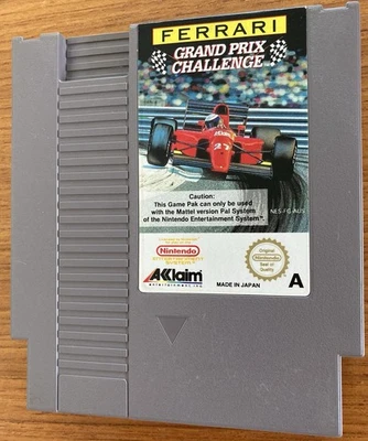 NES ~ FERRARI GRAND PRIX CHALLENGE ~ Nintendo NES-FG-AUS Game Cart Only Pal A - Image 1 of 4