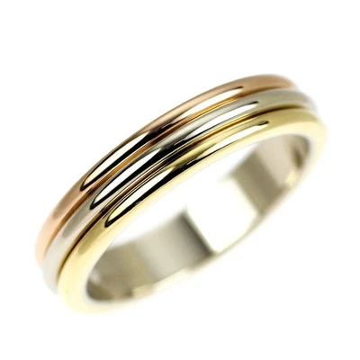 Anillo Cartier K18YG/WG/PG Vendome 50 - Auténtico envío gratuito desde Japón - Auténtico SELBY_ Foto 1 de 3