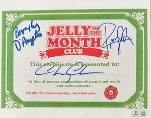 Chevy Chase signiert Gelee des Monats Beverly Randy Quaid Weihnachtsferien!!! - Bild 1 von 8