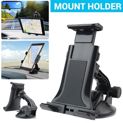 Car Mount Windscreen Suction Holder For iPad Mini Samsung Android Tablet 4-12" - Image 1 of 4