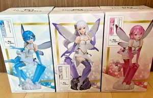 Re:Zero Starting Life in Another World Jewel Princess Emilia Ram Rem Figure JP - Picture 1 of 4