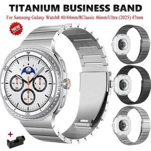 Titanium Metal Link Band Strap for Samsung Galaxy Watch 8/8 Classic/Ultra 47mm - Picture 1 of 32