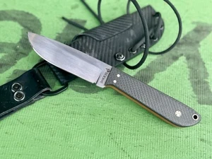 Bodine  Dozier Style Knife Custom D2 Steel Custom Sheath - Picture 1 of 10