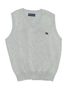 Andy & Evan Boys Gray Sweater Vest 7 - Picture 1 of 2