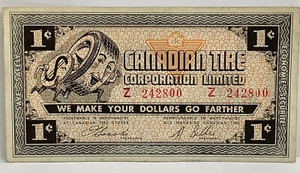 1 Cent Canadian Tire Money Cash Bonus 1c Z242800 Mor Gas power VERY RARE #81 - Picture 1 of 12