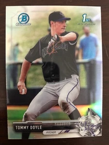 2017 Bowman Chrome Draft Baseball Refractors #BDC-54 Tommy Doyle - Picture 1 of 1