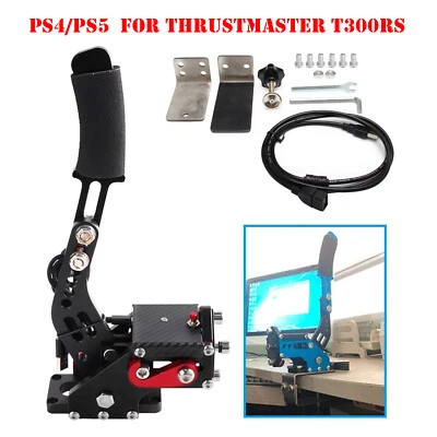 14Bit PS4/PS5 USB3.0 Handbrake Kits for Steering Wheel Thrustmaster T300RS Black - Image 1 of 4