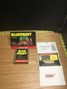 Cartuccia Atari Blueprint con manuale - Foto 1 di 16