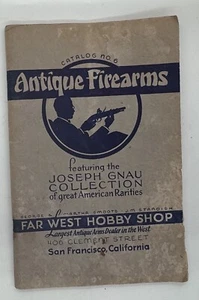 Vintage Antique Pistol & Revolver Catalog - The Valuable Collection by J.H. Gnau - Imagen 1 de 8