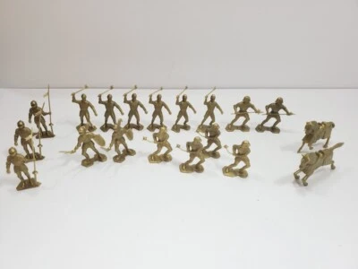 Estatuillas de juguete de caballero dorado reedición de Marx, aprox. 38 piezas en total  Foto 1 de 2