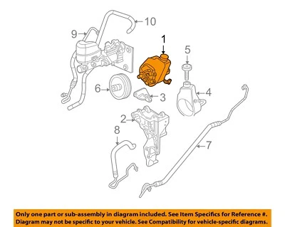二手动力转向泵 适合:2002 雪佛兰索罗德 2500 皮卡 8.1 A 级 — 第 1/3 张图片