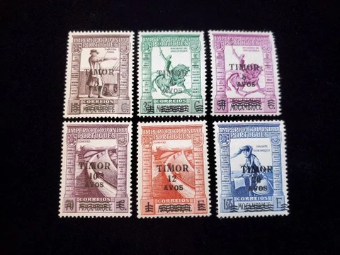 Timor Scott #240-245 Set Mint Never Hinged Cover