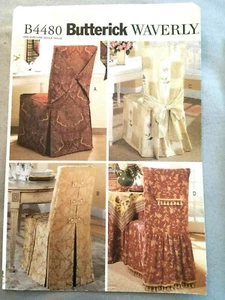 Butterick B4480 Waverly CHAIR COVERS sewing pattern home decor 2005 Uncut - Picture 1 of 7