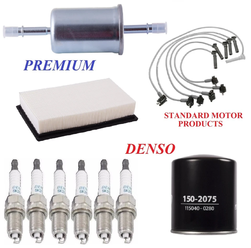 Tune Up Kit Filters Spark Plugs For FORD EXPLORER V6 4.0L 2004-2010 - Image 1 of 1