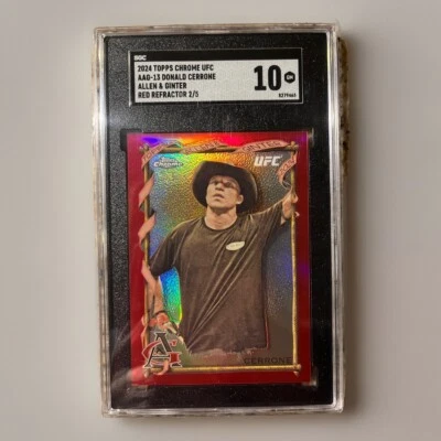 2024 topps chrome ufc donald cerrone - Image 1 of 2