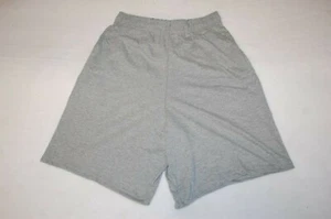 Mens HEATHER GRAY KNIT SHORTS Casual Lounge Shorts 2 POCKETS Size S 28-30 - Picture 1 of 1