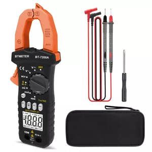 Digital Zangen Multimeter AC DC Zangenmessgerät Stromzange Diodentest,Widerstand - Bild 1 von 8