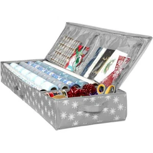 Organizador de papel envolvente de almacenamiento navideño Hold N' Storage y almacenamiento debajo de la cama - Imagen 1 de 8