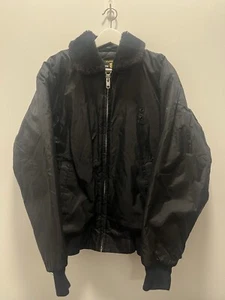 Lawpro by Quartermaster Deluxe Duty Coat Jacket Mens M Black Lined Thinsulate - Picture 1 of 4