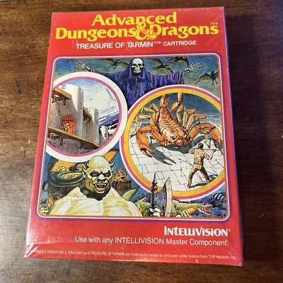 Intellivision Advanced Dungeons and Dragons Treasure Of Tarmin Game NEW SEALED - Image 1 of 4
