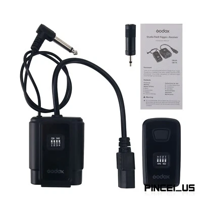 Godox DM-16 Studio Flash Trigger Set Transmitter+Receiver For DE300 DE400 SK300 - Image 1 of 4