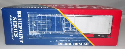 HO Trains Blueprint Series 50' Plug Door 1706 American Refrigerator Box Car Kit - Image 1 of 3