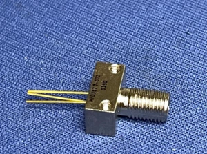 HFD3877-002 FIBER CONNECTOR GOLD Fiber Optic Device NEW LAST ONES RARE QTY-1 - Picture 1 of 2