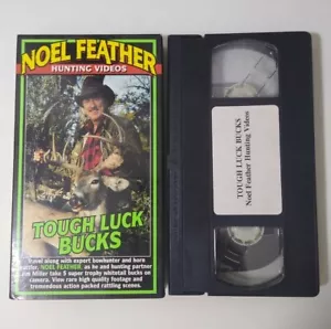 Noel Feather - Tough Luck Bucks - Hirschbogenjagd VHS Band - SELTEN - Bild 1 von 3