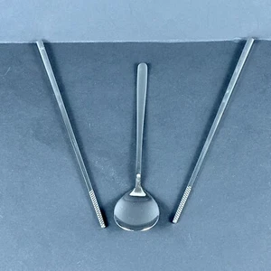 Stainless Steel Chopsticks and Spoon Set, Reusable Metal Stainless Steel SUS 304 - Picture 1 of 6