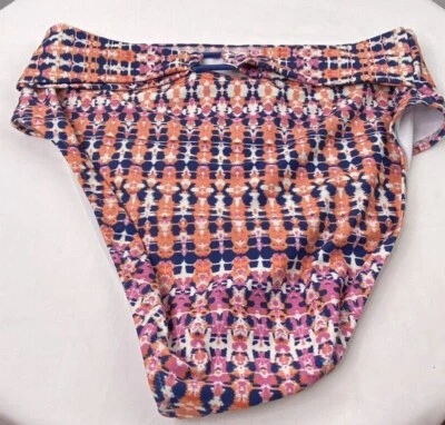 Parte inferior de bikini Jessica Simpson para mujer con estampado de cintura alta talla XL Foto 1 de 3