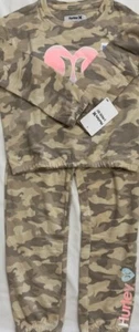 New Hurley Girl's Sweatshirt and Jogger Set Desert Sand Color size 7/8 $24.75 - Picture 1 of 5