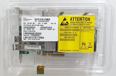HP scheda Network 10Gb 530T PCIE 656594 657128-001 468349 BCM957810A1008GHP  #02 - Immagine 1 di 4