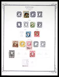 Lote 40533 Colección de Sellos Portugal y Colonias 1853-1992 en 2 Álbumes Scott. - Imagen 1 de 10