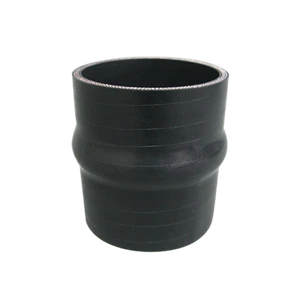 Acoplador de manguera de silicio joroba negra de 2,5" para tubería Intercooler - Imagen 1 de 1