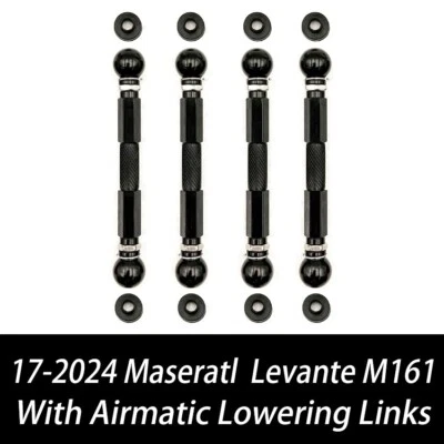 FOR MASERATI LEVANTE M161 AIR SUSPENSION EVOLUTION LOWERING KIT LINKAGES LINKS - Imagen 1 de 4