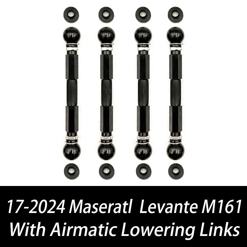 FOR MASERATI LEVANTE M161 AIR SUSPENSION EVOLUTION LOWERING KIT LINKAGES LINKS - Imagen 1 de 4