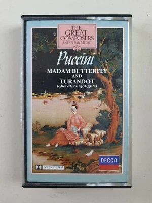 Vintage DECCA Cassette Tape The Great Composers Music PUCCINI Opera Classical - Image 1 of 4