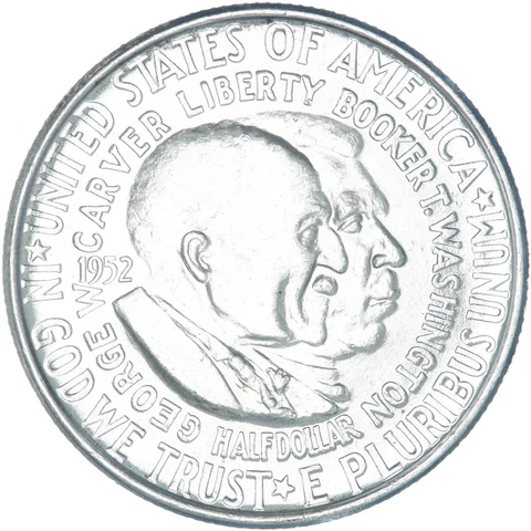 1952 (P) Washington-Carver Classic Commem Half Dollar BU See Pics S252 Cover