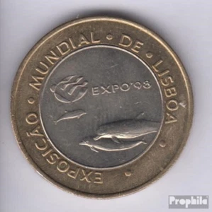 Portugal km-no. 694 1997 mint Bimetall 1997 200 Escudos Delphine - Picture 1 of 1