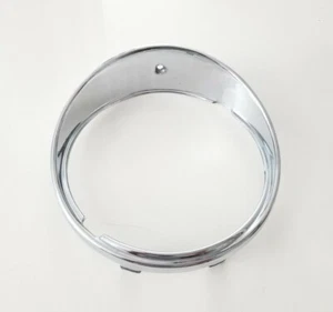 1968-87 OEM Jaguar XJ Series 1 2 3 Inner Headlight Ring Chrome Trim Bezel - Picture 1 of 4