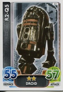 Star Wars Force Attax : Force Awakens Set 1 #53 R2-Q5