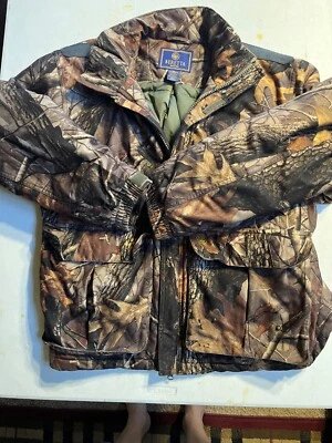 Mens L Beretta Realtree Hardwoods Hunting Jacket Insulated Water Resistant Coat - Image 1 of 4