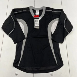 Kamazu Los Angeles Black & Silver Hockey Jersey Junior Size Small/Medium - Picture 1 of 6
