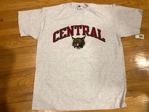 Men’s Vintage Central Washington Wildcats T-Shirt- XXL -New - Picture 1 of 2