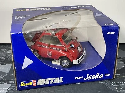 1/18 Revell BMW Jsetta Isetta 250 Feuerwehr Hamburg Fire Truck Engine New Rare - Image 1 of 4