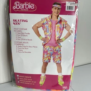 The Barbie Movie Ken Skating Halloween Costume Cosplay Adult Medium 38-40 NEW - Picture 1 of 5